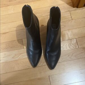 Steve Madden Black Ankle Booties